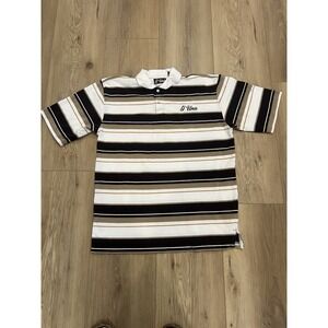 50 Cent - G Unit Heavyweight Polo Shirt Size Large Striped
